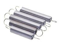 Lfang-Ressorts d'extension Wire Diameter 1.5 S Hook Tension Spring, 2pcs， Résistant à la compression et durable(180mm,10mm)