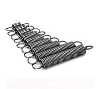 Lfang-Ressorts d'extension Wire Diameter 1.8mm OD9mm~18mm Spring Steel Tension Spring Closed Hook Cylindroid Helical Pullback Extension Coil, Résistant à la compression et durable(75mm (3Pcs),15 Mm)