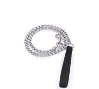 LFCXHTY Laisse robuste en métal pour chiens de taille moyenne et grande (noir, 1,8 m x 3 mm)