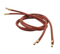 LFCXYOCD Allumeur d'impulsion haute tension, 2 pièces, câble haute tension Dia 6.5mm, ligne de fil haute pression avec Joint, accessoires de brûleur d'huile usée(High Voltage Wire)