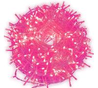 lfdhcn Guirlande de Noel Fée, 10M 80 LED Arbre de Noël Guirlande Lumineuse avec 2 Lumières de Noël Décoratives Mode USB (Rose)