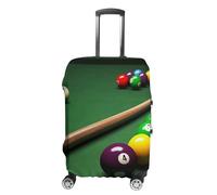 LFDSEPYM Housse de bagage de voyage élastique lavable avec fermeture éclair anti-rayures pour valise de 48,3 cm à 81,3 cm, Billard., M