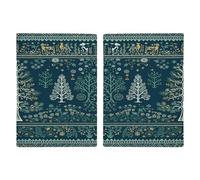 LFDSYEOQ Étui de passeport en cuir pour ukulélé dessiné à la main avec emplacements pour cartes de crédit, Motif arbres laids, 20.3x13.8cm, Classique