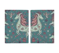 LFDSYEOQ Étui de passeport en cuir pour voyage, peinture à l'aquarelle sous-marine, couverture de passeport, organiseur de documents de voyage, protecteur avec emplacements pour cartes de crédit