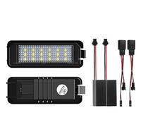 LFDTO 2 pièces LED numéro de plaque d'immatriculation de voiture lampe lumineuse adaptée for Porsche 911 992 997 991 adaptée for Cayenne 958 Macan Taycan Panamera Boxster adaptée for Cayman 987 981 (