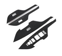 LFDTO Autocollants de garniture de couvercle en Fiber de carbone, accessoires de voiture adaptés for Toyota Yaris Cross 2024 2025, accoudoir de porte intérieure, lève-vitre, bouton de commutation