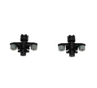 LFDTO Convient for Subaru Forester SJ 2016-2018 modèle Sport couvercle de buse de lave-phare avant hautement équipé capuchon de jet d'eau de phare(NOZZLE SET)