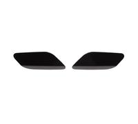 LFDTO Couvercle de lave-phare avant non peint 5C6955109 5C6955110, capuchon de buse de pulvérisation de phare for VW JETTA IV 2011-2014(Black SET)