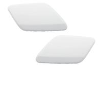 LFDTO Paire adaptée for Volvo S60 V60 2011 2012 2013 39802699 39802681, couvercle de buse de pulvérisation de lavage de phare avant automatique, côté gauche droit(White LH RH)