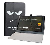 LFDZ Coque pour Lenovo Yoga Smart,Slim Fit PU Cuir Etui et Pliable Stand Housse Support Ultra-Mince et Léger Etui Cover Coque Case pour 10.1" Lenovo Yoga Smart Tab YT-X705F,Don't Touch