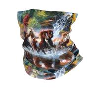 LfearTesa Chevaux amérindiens, Bandana cache-cou multifonctionnel couvre-chef écharpe visage bouclier bandeau cou plus chaud Tube