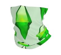 LfearTesa Les Sims Plumbob, Bandana cache-cou multifonctionnel couvre-chef écharpe visage bouclier bandeau cou plus chaud Tube