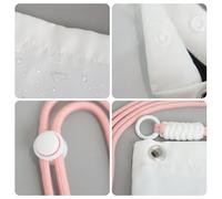 LfearTesa Petit sac à bandoulière, portefeuille pour téléphone portable, sac à main, sac à bandoulière, papier à dessin pastel coloré arc-en-ciel,Rose