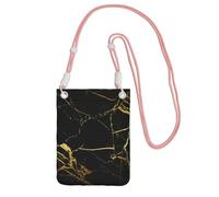 LfearTesa Petit sac à bandoulière, portefeuille pour téléphone portable, sac à main, sac à bandoulière, noir et or, Nb,Rose