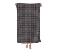 LfearTesa Plaid Tartan Outlander Fraser,Serviette de Bain Douce, légère, pour la Plage, la Piscine, Le Voyage, Le Camping, Couverture de Plage à séchage Rapide, 80 x 130 cm