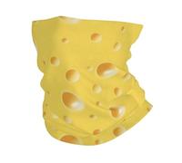 LfearTesa Texture de fromage suisse imprimée, Bandana cache-cou multifonctionnel couvre-chef écharpe visage bouclier bandeau cou plus chaud Tube