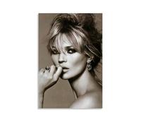 LFFHUU Kate Moss Toile murale pour chambre à coucher, salle à manger et salon. Belle œuvre d'art est un excellent cadeau pour des amis. Style sans cadre 40 x 60 cm