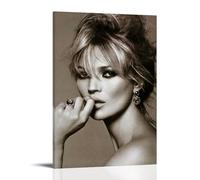 LFFHUU Kate Moss Toile murale pour chambre à coucher, salle à manger et salon. Belle œuvre d'art est un excellent cadeau pour des amis. Style cadre 60 x 90 cm