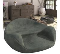 LFfwynog Coussin de Sol pour Yoga et méditation, Coussin en Mousse à mémoire de Forme, Confortable pour Adultes, pour s'asseoir, Lire, Faire du Yoga, méditer et Adorer. A