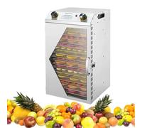 LFfwynog Déshydrateur de légumes avec minuterie de 0 à 12 Heures et température réglables numériquement. Déshydrateur Alimentaire pour Fruits, légumes, Viande et Fruits de mer. 18thfloor