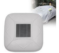 LFfwynog Housse de Voiture Automatique pour extérieur avec Assistance Solaire, Design rétractable à télécommande, Protection Solaire imperméable avec Alarme, pour Voitures et SUV compacts White-YM