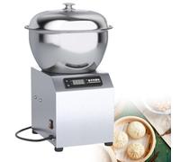 LFfwynog Pétrin à Pizza Commercial 5 kg/8 kg, pétrin à Spirale Industriel avec minuterie, Corps en Acier Inoxydable, Double Rotation, 2200 W, Robuste 5KG/11QT