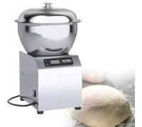 LFfwynog Pétrin Industriel 2200 W, capacité 5 kg/8 kg, Double Rotation, cuve en Acier Inoxydable, minuterie, idéal pour la préparation de pâtes à Pizza et de Boulangerie. 5KG/11QT