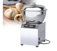 LFfwynog Pétrisseur Industriel 2200 W, mélangeur à Spirale Professionnel avec minuterie, cuve en Acier Inoxydable, Machine à pâte à Double Rotation pour Pizzas et boulangeries. 8KG/18QT