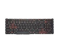 LFGOZSD Clavier d'ordinateur Portable américain Russe rétroéclairé pour Acer Nitro 5 AN515-54 AN515-43 AN515-44 AN517-51 AN517-52 AN517-54 AN715-51 N18C3 N18C4(BR White RGB Light)