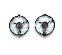 LFGOZSD FDC10U12S9-C DC 12V 0.45A XFX RX 470 Refroidisseur de GPU pour AMD pour Radeon 580 480 Ventilateur Carte Graphique(2PCS)