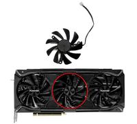 LFGOZSD Ventilateur de Carte Graphique 87 mm TH9215B2H-PFB01 pour GAINWARD pour GeForce RTX 3070 3080 3090 3080Ti Phantom(B-Fan)