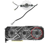 LFGOZSD Ventilateur de Carte vidéo 92 mm TH9215S2H-PDB03 et 102 TH1015S2H-PBA01 pour KFA2 pour Galax RTX 3070/3080/3070Ti/3080 Ti EX Gamer(C-Fan)