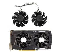 LFGOZSD Ventilateur de Refroidissement pour Carte Graphique 75 mm GA81B2U 12 V 0,38 A 4 Broches RX 460 560 pour POWERCOLOR pour Dataland RX560 RX460 Red Dragon