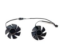 LFGOZSD Ventilateur de Refroidissement pour Carte Graphique GIGABYTE FS1250-S2053A 12 V 0,19 A, 4,6 cm, pour GeForce GTX 1650 1630 OC, Profil Bas(A Pair of Fans)