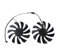 LFGOZSD Ventilateur de Refroidissement pour Carte Graphique RX 5700 XT 95 mm CF1010U12S FDC10U12S9-C, pour PowerColor Red pour Dragon 5700XT 5600XT(FDC10U12S9-C)