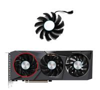 LFGOZSD Ventilateur de Refroidissement Remplacement 75 mm T128010SU pour Carte Graphique Gigabyte Radeon RX 6600 6700 XT RTX 3070 Ti pour Eagle(A-Fan)