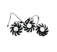 LFGOZSD Ventilateur de Refroidissement Remplacement 75 mm T128010SU pour Carte Graphique Gigabyte Radeon RX 6600 6700 XT RTX 3070 Ti pour Eagle(3-Fan)