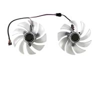 LFGOZSD Ventilateur de Remplacement pour Carte Graphique ASROCK Radeon RX6600 6600XT 6650XT 6700XT Challenger D OC(Gold)