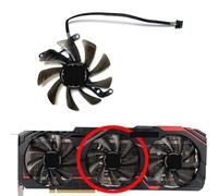 LFGOZSD Ventilateur de Remplacement pour Carte Graphique GAINWARD pour GeForce RTX 3060ti 3070 3070ti 3080 3080ti Wind Chaser OC T129215SU(Middle Fan)