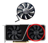 LFGOZSD Ventilateur de Remplacement pour Carte Graphique NVIDIA GeForce RTX 3060 3060ti Version publique 8,6 cm DAPC0815B2UP006/DAPC0815B2UP007(Right Fan)