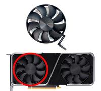 LFGOZSD Ventilateur de Remplacement pour Carte Graphique NVIDIA GeForce RTX 3070, Version publique, 8,6 cm, DAPC0815B2UP004/DAPC0815B2UP005(Left Fan)