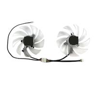LFGOZSD Ventilateur de Remplacement pour Carte Graphique PowerColor Radeon RX6600 6600XT 6650XT Hellhound FD10015H12D(A Pair of Fans)