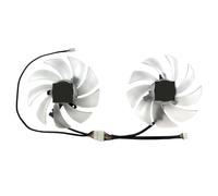 LFGOZSD Ventilateur de Remplacement pour Carte Graphique PowerColor Radeon RX7600 7600XT 7650 Hellhound FD10015H12D(A Pair of Fans)