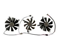 LFGOZSD Ventilateur de Remplacement pour Carte Graphique XFX Radeon RX6800 6800XT 6900XT Speedster MERC/Qick 319(Set of Three Fans)