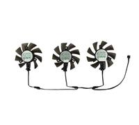 LFGOZSD Ventilateurs de Refroidissement pour Cartes vidéo DIY GA81S2U GA81B2U, diamètre 75 mm, 3 pièces/Ensemble pour Powercolor Red Devil RX 480 8 Go RX570 4