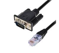 LFHUKEJI RJ45 Vers RS232, cooso Port série DB9 9 broches vers RJ45 Lan Ethernet CAT5 Console 1MÈTRE