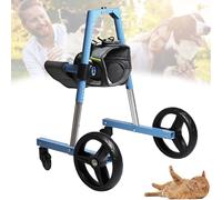 LFHWHKJ Fauteuil roulant for chien avec pattes avant, fauteuil roulant for animaux de compagnie avec aides à la mobilité for la marche des membres avant, fauteuil roulant léger et réglable for chien h