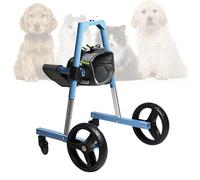 LFHWHKJ Fauteuil roulant for chien avec pattes avant for soutien des pattes et des hanches, fauteuil roulant léger et réglable for animaux de compagnie avec pattes avant, aide à la marche, récupératio