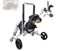 LFHWHKJ Fauteuil roulant réglable for chien, pattes avant, chariot léger for animaux de compagnie, fauteuil roulant for animaux de compagnie, aide à la marche, aux membres avant, for animaux blessés,