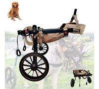 LFHWHKJ Fauteuil roulant réglable for chien, support for les jambes et les hanches, chariot à 2 roues, aide à la mobilité for petits et grands chiens(XL)